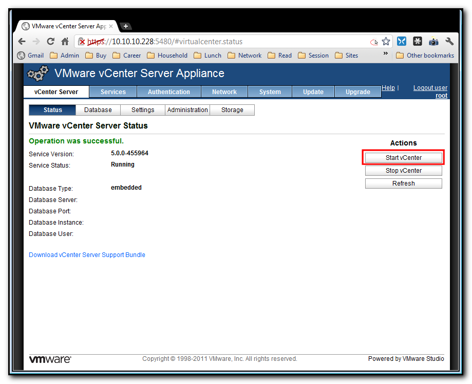 vmware vcenter server appliance